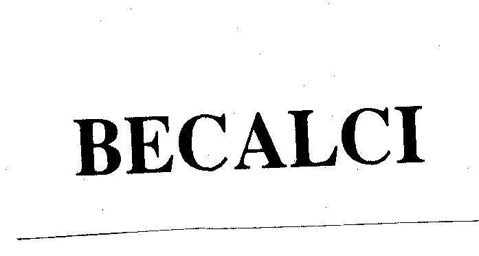 Mẫu nhãn hiệu BECALCI