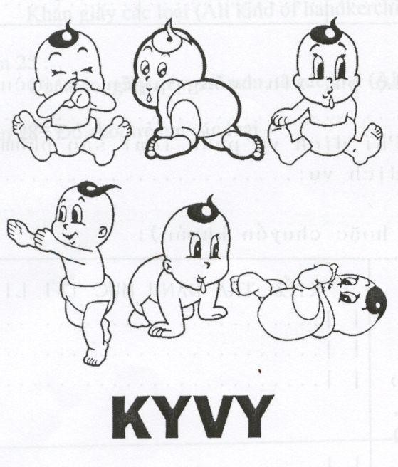 Mẫu nhãn hiệu KYVY