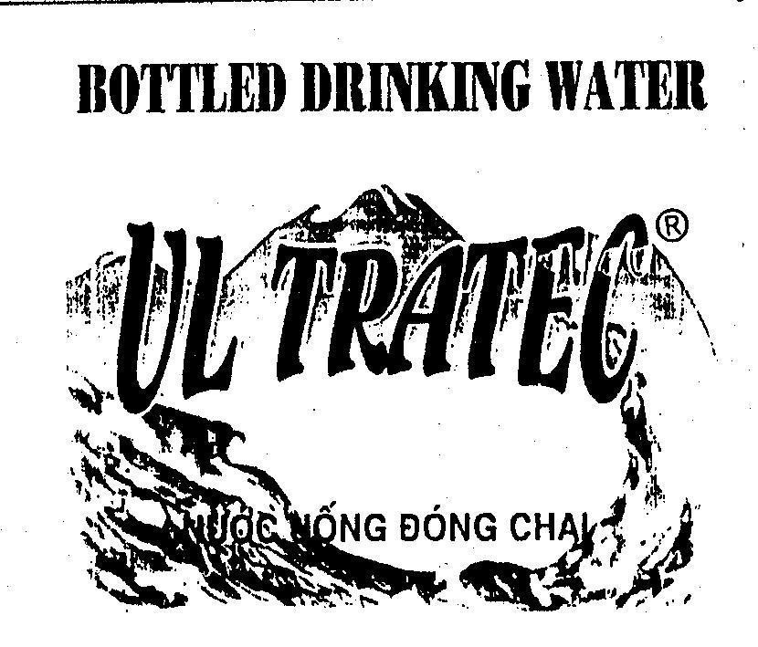 Mẫu nhãn hiệu VL TRATEC BOTTLED DRINKING WATER