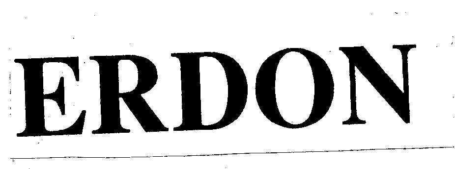 Mẫu nhãn hiệu ERDON