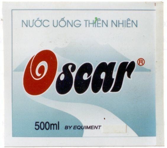 Mẫu nhãn hiệu Nước uống thiên nhiên Oscar