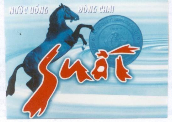 Mẫu nhãn hiệu SUấT Suối NƯớC UốNG ĐóNG CHAI