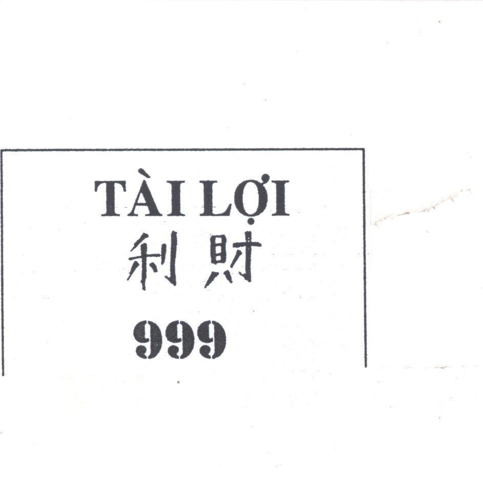 Mẫu nhãn hiệu Tài Lợi 999