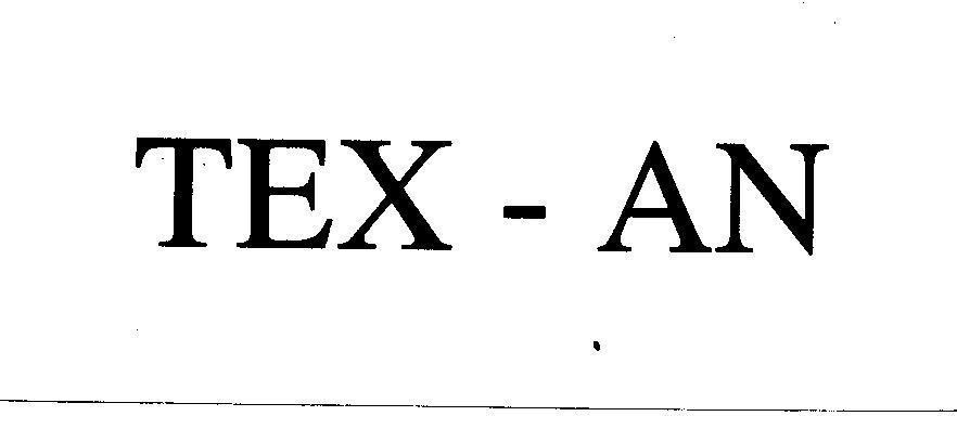 Mẫu nhãn hiệu TEX - AN