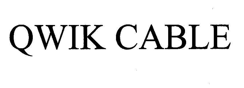 Mẫu nhãn hiệu QWIK CABLE