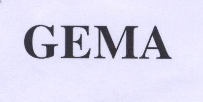 Mẫu nhãn hiệu GEMA
