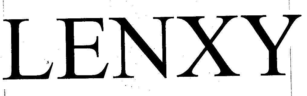 Mẫu nhãn hiệu LENXY