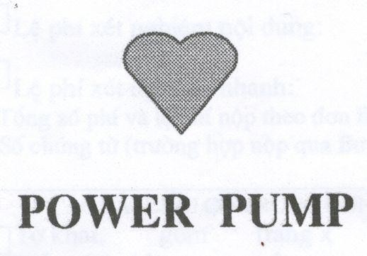 Mẫu nhãn hiệu POWER PUMP