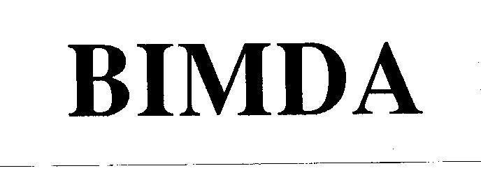Mẫu nhãn hiệu BIMDA
