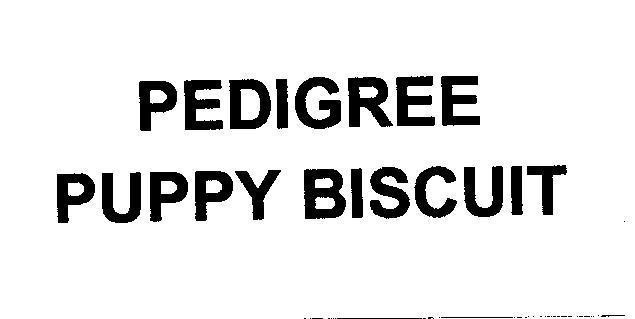Mẫu nhãn hiệu PEDIGREE PUPPY BISCUIT