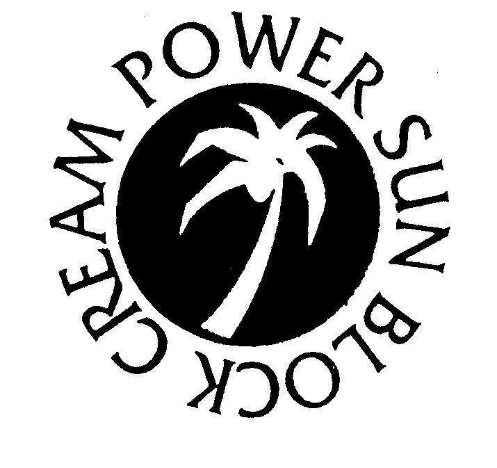 Mẫu nhãn hiệu POWER SUN BLOCK CREM