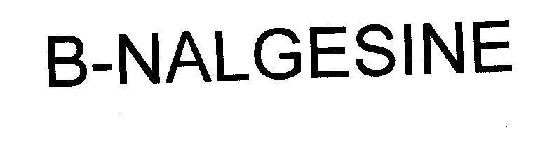 Mẫu nhãn hiệu B-NALGESINE