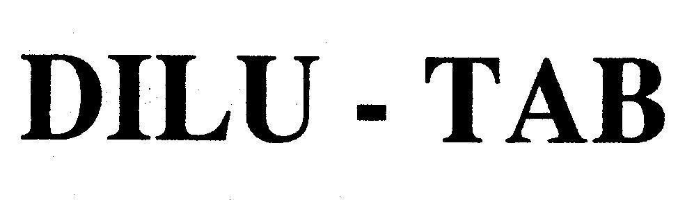 Mẫu nhãn hiệu DILU - TAB