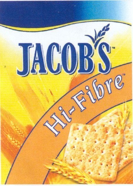 Mẫu nhãn hiệu JACOB'S HI-FIBRE