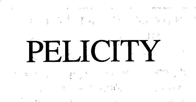 Mẫu nhãn hiệu PELICITY