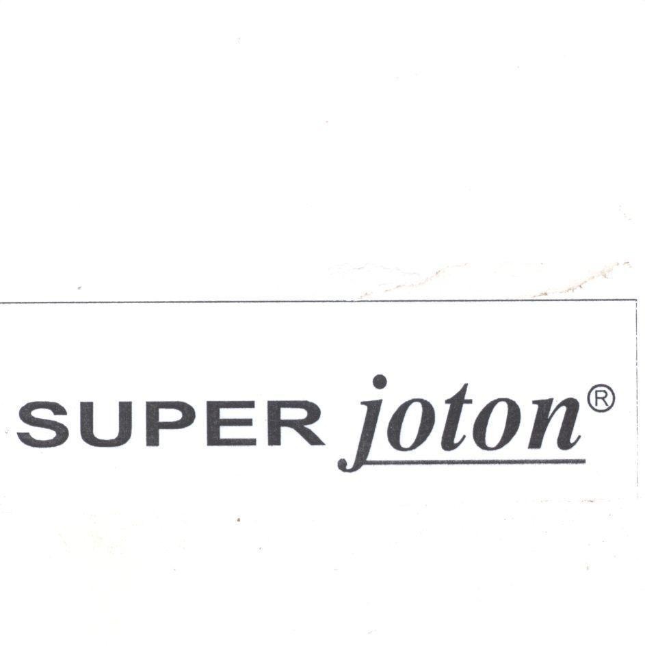 Mẫu nhãn hiệu SUPER JOTON