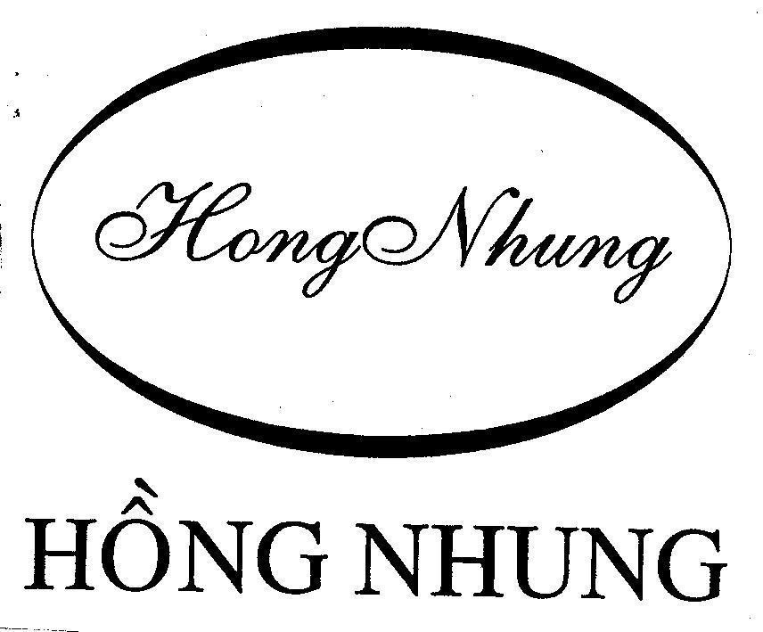 Mẫu nhãn hiệu HONG NHUNG HồNG NHUNG