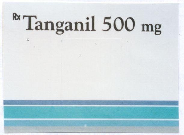 Mẫu nhãn hiệu TANGANIL 500 mg