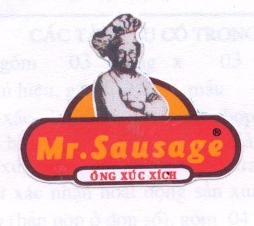 Mẫu nhãn hiệu MR.SAUSAGE Ông xúc xích