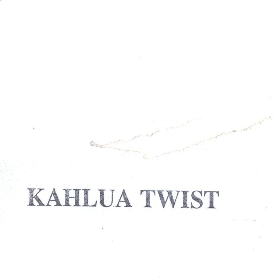 Mẫu nhãn hiệu KAHLUA TWIST
