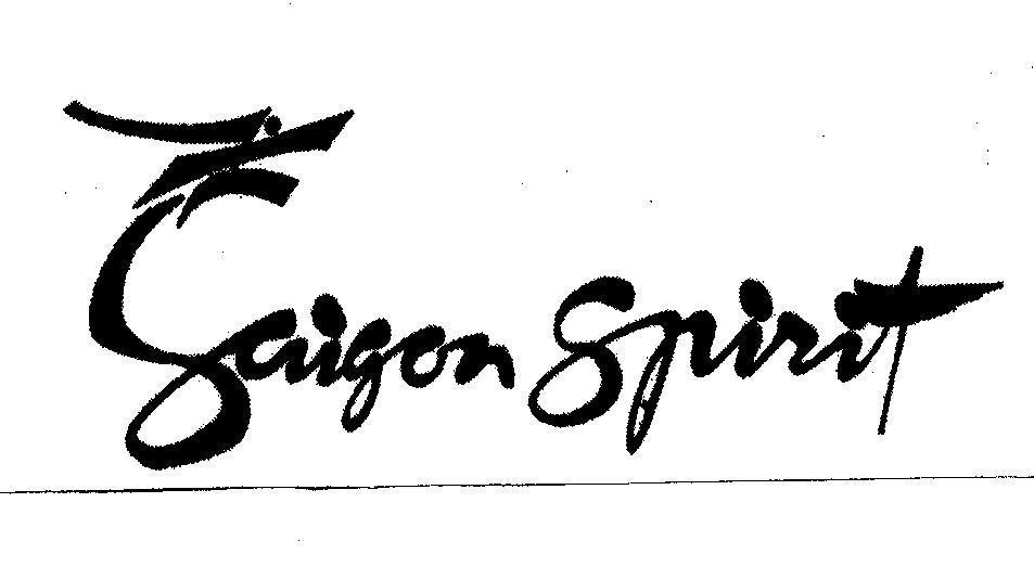 Mẫu nhãn hiệu SAIGON SPIRIT