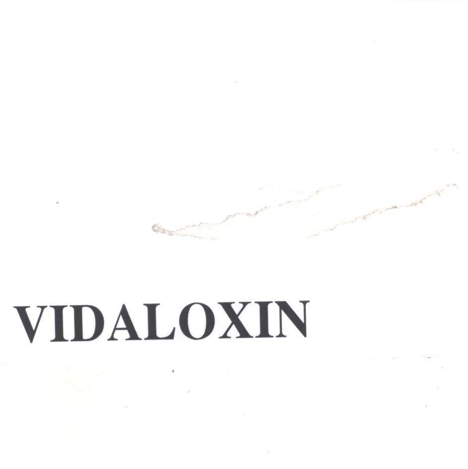 Mẫu nhãn hiệu VIDALOXIN