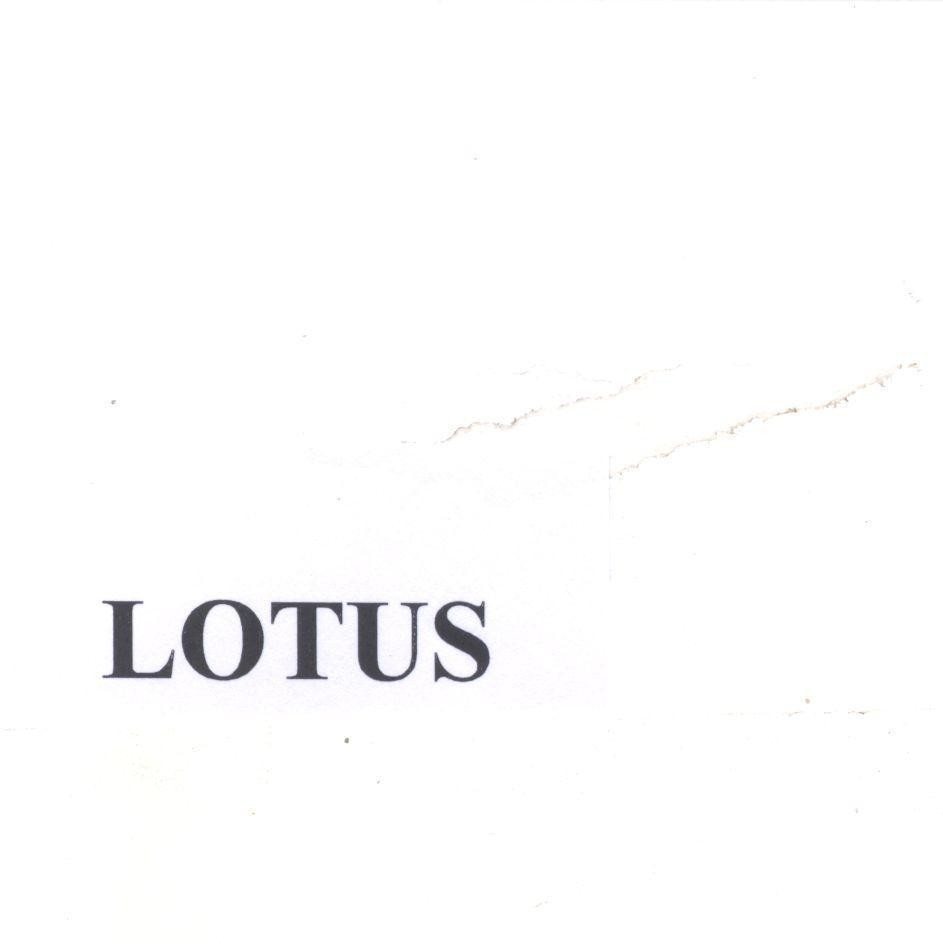 Mẫu nhãn hiệu LOTUS