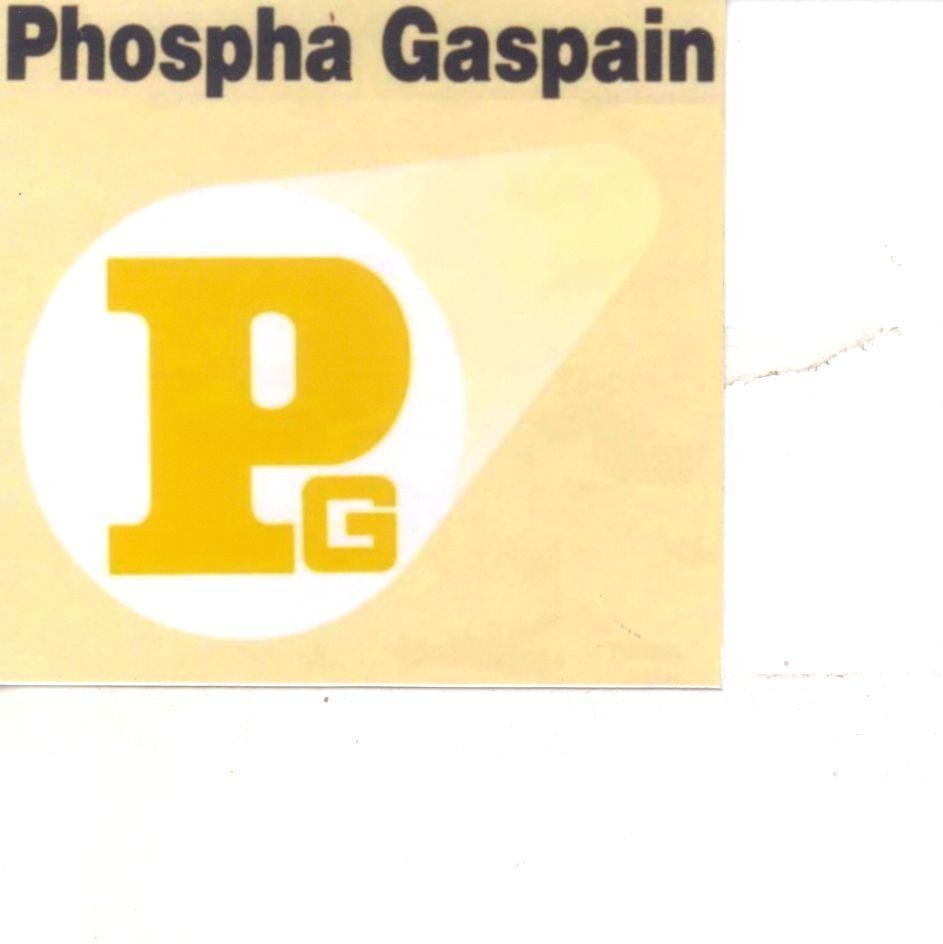 Mẫu nhãn hiệu PHOSPHA GASPAIN PG
