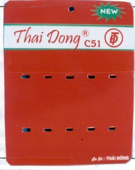 Mẫu nhãn hiệu THAI DONG C51