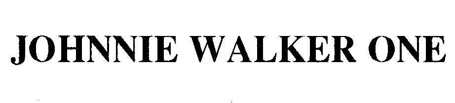 Mẫu nhãn hiệu JOHNNIE WALKER ONE