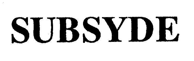 Mẫu nhãn hiệu SUBSYDE
