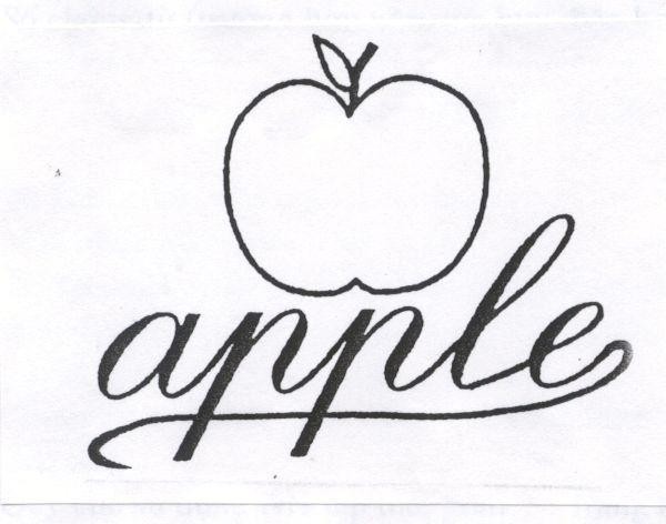Mẫu nhãn hiệu APPLE