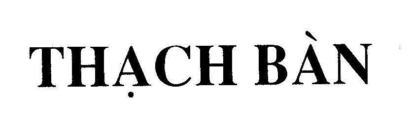 Mẫu nhãn hiệu Thạch Bàn
