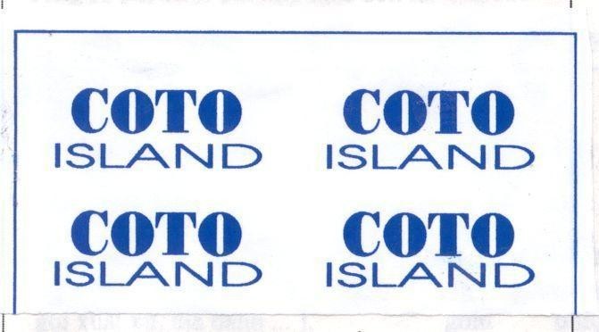 Mẫu nhãn hiệu COTO ISLAND