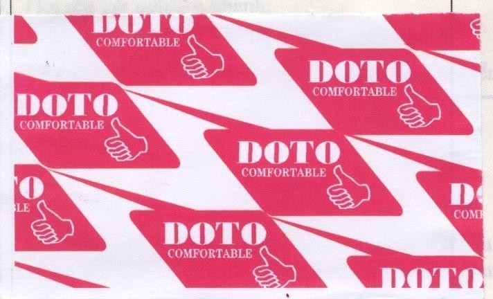 Mẫu nhãn hiệu DOTO COMFORTABLE