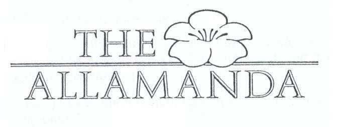 Mẫu nhãn hiệu THE ALLAMANDA