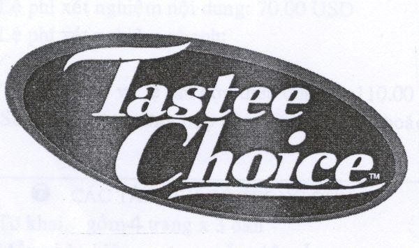 Mẫu nhãn hiệu TASTEE CHOICE