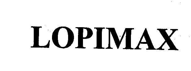 Mẫu nhãn hiệu LOPIMAX