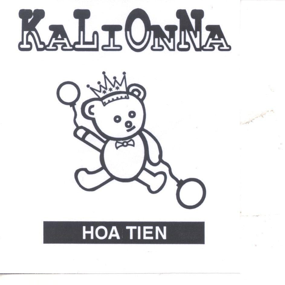 Mẫu nhãn hiệu KALIONNA HOA TIEN