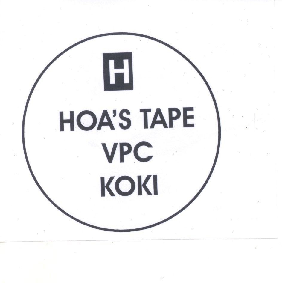 Mẫu nhãn hiệu H HOA'S TAPE VPC KOKI