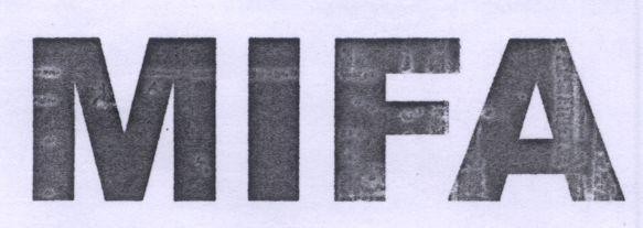 Mẫu nhãn hiệu MIFA