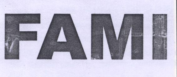 Mẫu nhãn hiệu FAMI