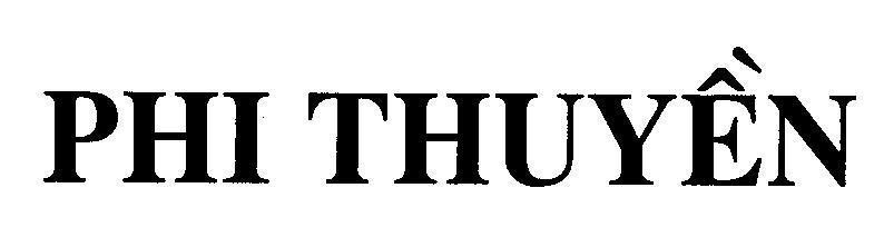 Mẫu nhãn hiệu PHI THUYềN