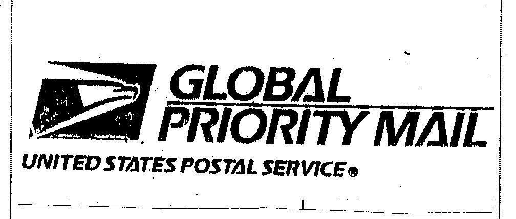 Mẫu nhãn hiệu GLOBAL PRIORITY MAIL UNITED STATES POSTAL SERVICE