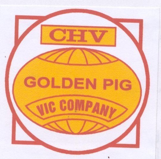 Mẫu nhãn hiệu CHV GOLDEN PIG VIC COMPANY