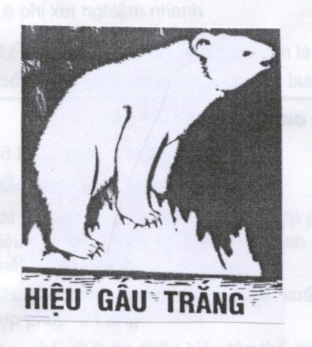 Mẫu nhãn hiệu Hiệu Gấu trắng