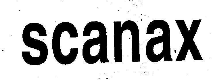 Mẫu nhãn hiệu SCANAX