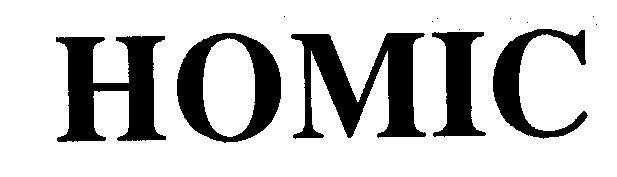 Mẫu nhãn hiệu HOMIC