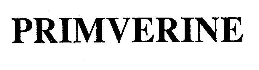 Mẫu nhãn hiệu PRIMVERINE