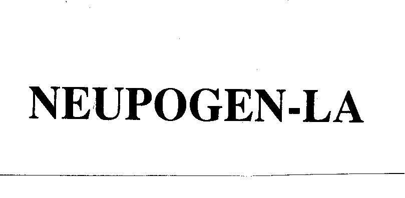 Mẫu nhãn hiệu NEUPOGEN-LA